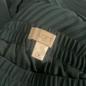 Emerald green maxi skirt